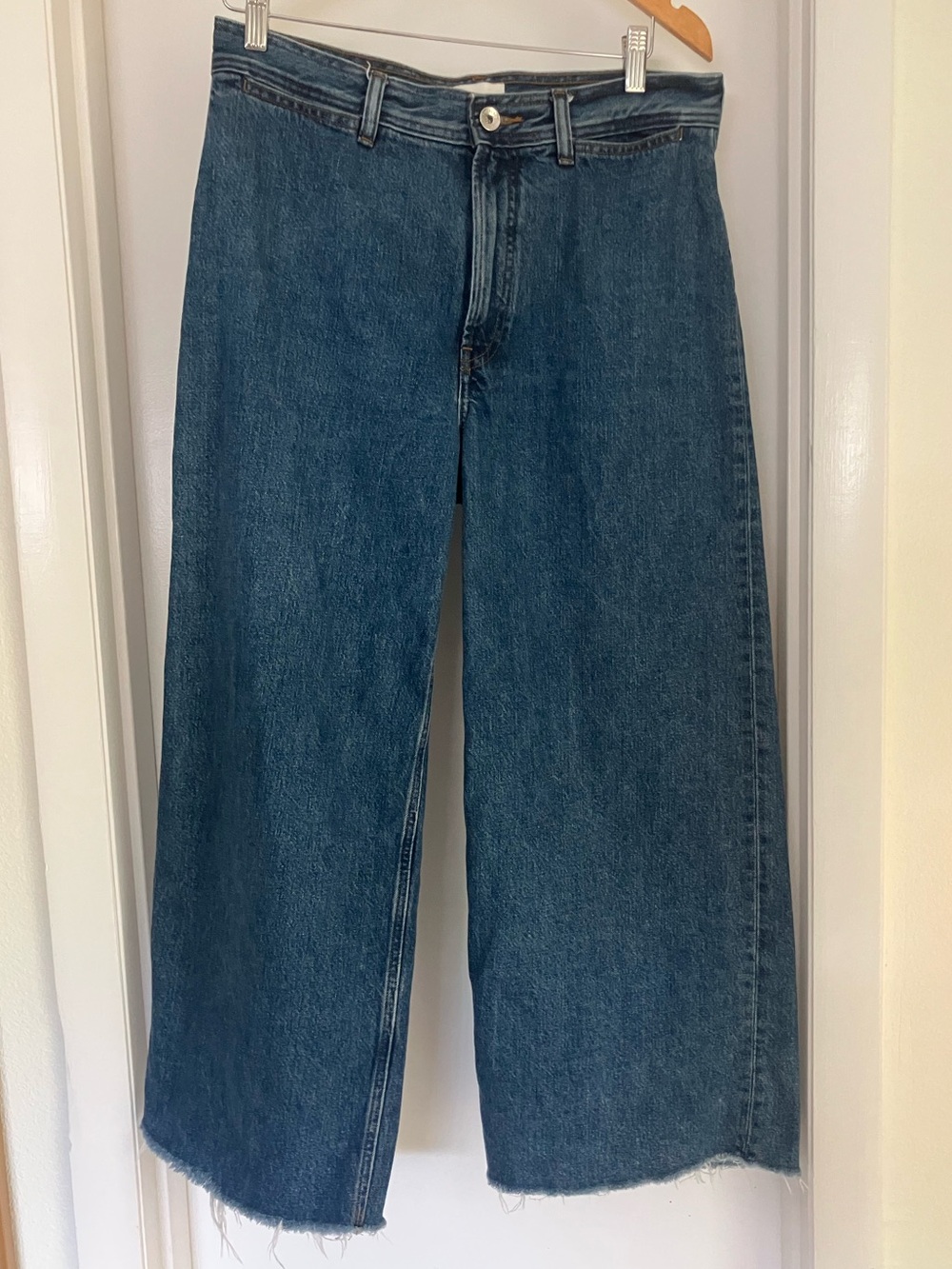 Everlane Mariner Cropped Jeans, medium blue, size 30R